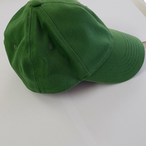 American Eagle Outfitters AE White Embroidered Eagle Green Ball Cap Hat AE - Picture 8 of 16